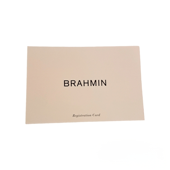 Brahmin Pecan Pipa Genuine Leather Tote Bag - Picture 8 of 10